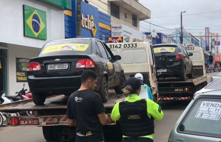 Apreensão de veículos operados pelo aplicativo Maxim em Araguaína