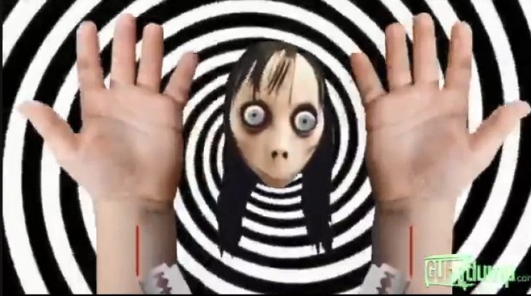 Momo aparece em vídeos para crianças