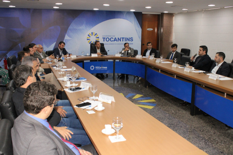 Reunião onde foi anunciado a realização Fórum Regional Norte Export em Palmas.