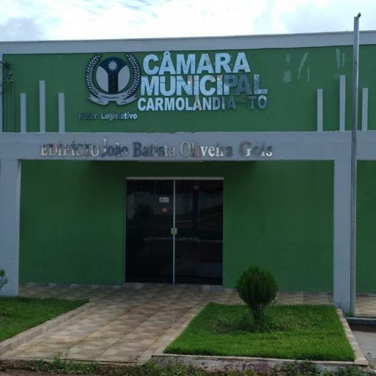 Câmara Municipal de Carmolândia, a cerca de 30 km de Araguaína