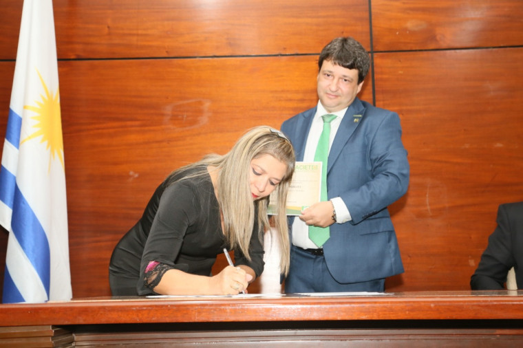 Fabiano do Vale e Antônia Lopes, presidente e vice-presidente da Faciet, respectivamente