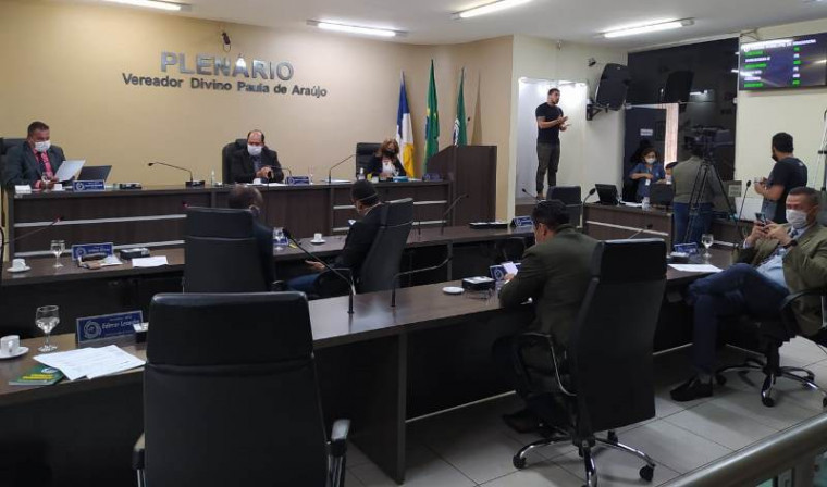 Sessão na Câmara de Araguaína