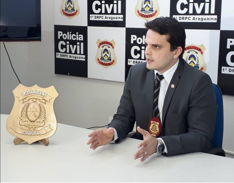 Delegado Luís Gonzaga trabalha na Polícia Civil do Tocantins, na cidade de Araguaína