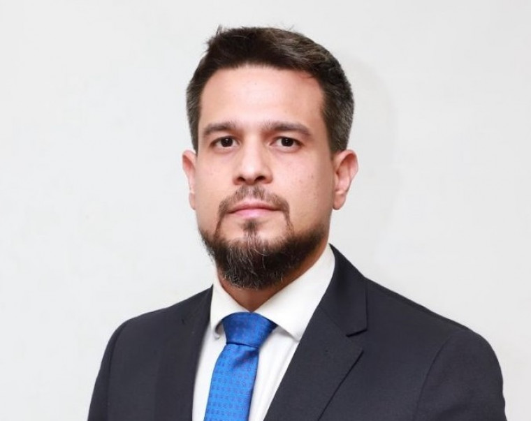 Novo presidente da Aproeto, Thiago Ayres Mendes.