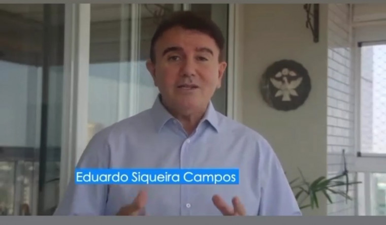 Eduardo Siqueira Campos gravou um vídeo em apoio a Dorinha