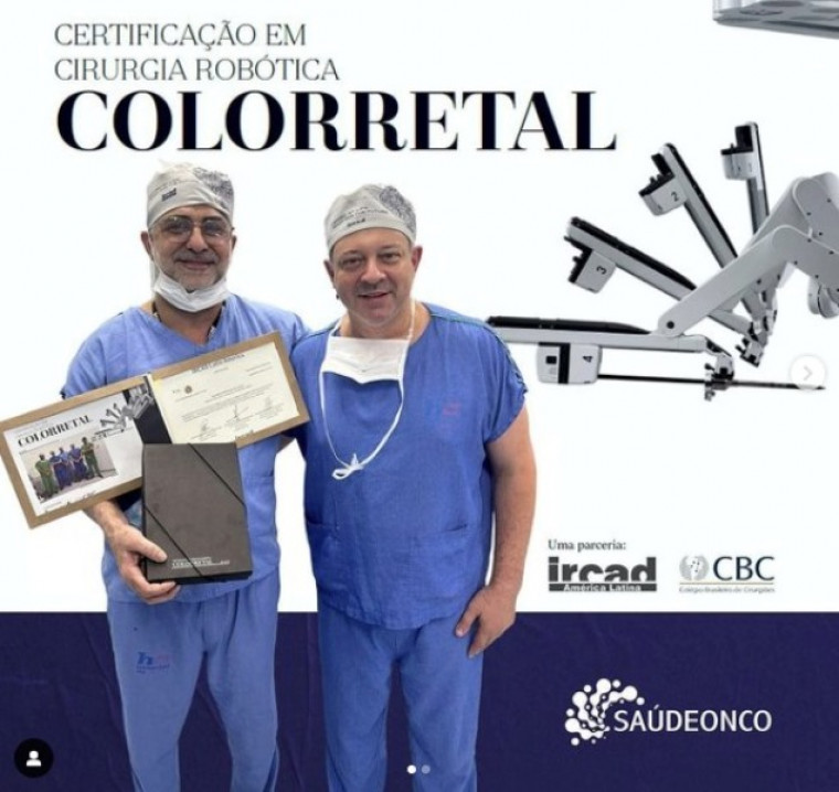 Certificação em cirurgia robótica colorretal