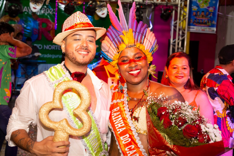 Rei Momo e Rainha do carnaval de Gurupi