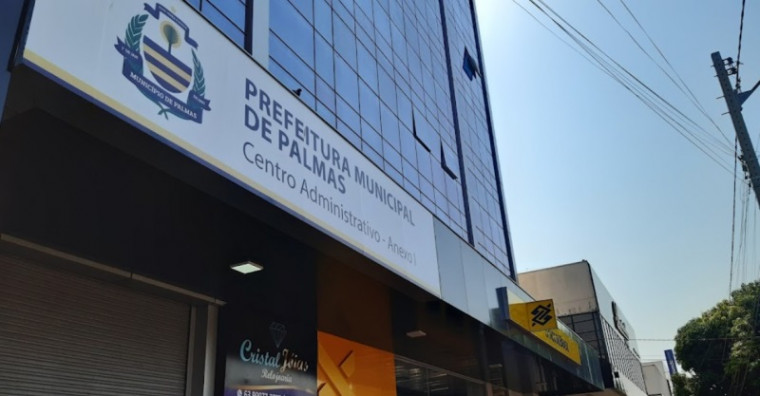 Prédio onde funciona a Prefeitura de Palmas
