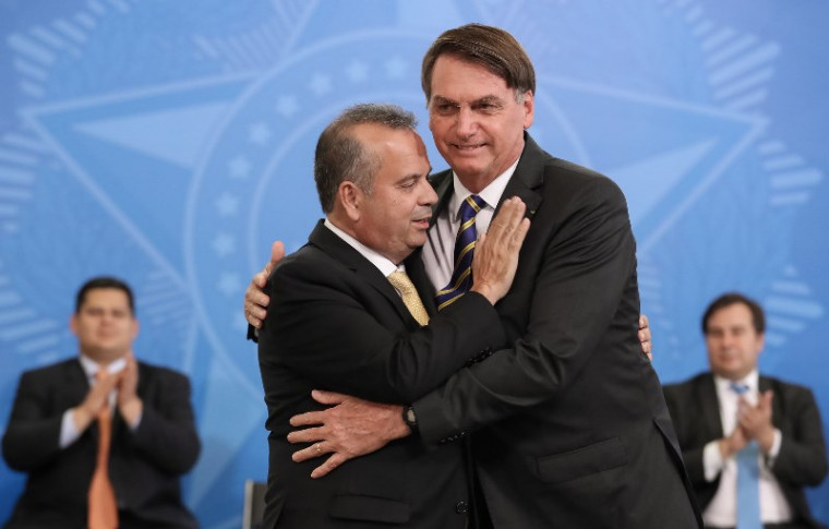 Ministro Rogério Marinho e Bolsonaro