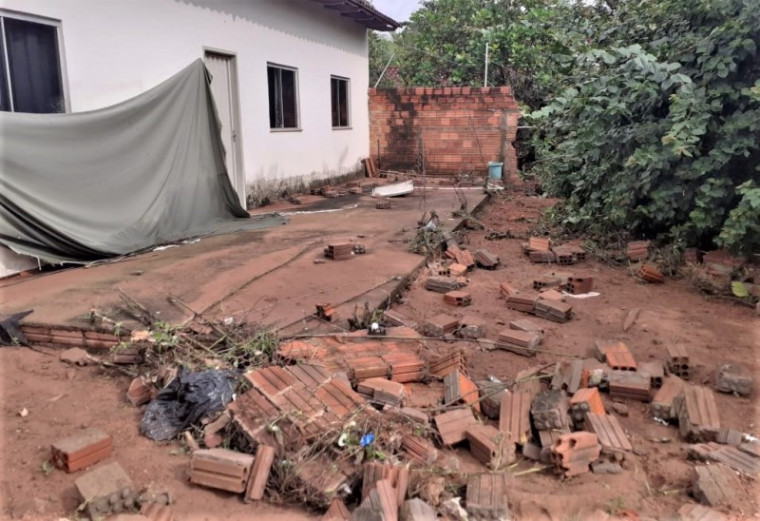 Chuva causou estragos a moradores de Gurupi