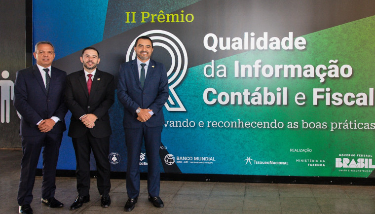 Cerimônia de divulgação do Ranking da Qualidade da Informação Contábil e Fiscal de 2024.