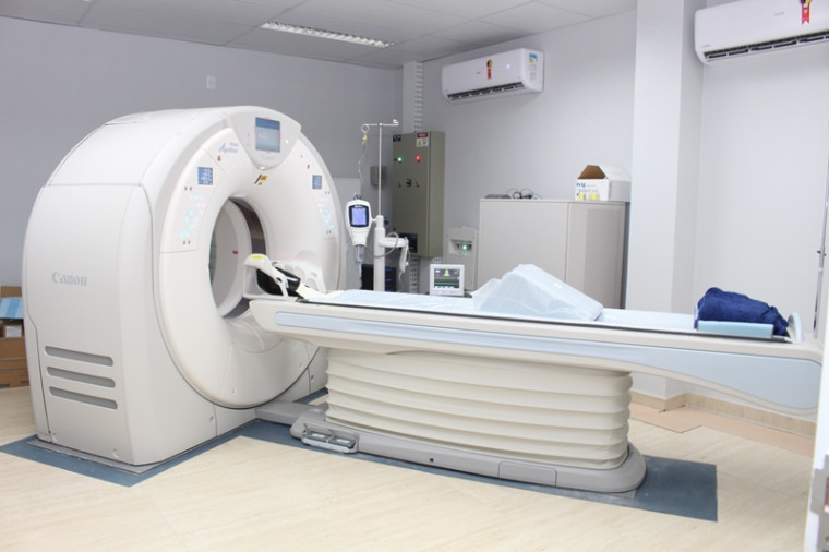 O aparelho de tomografia computadorizada do Hospital Dom Orione é um dos mais modernos disponíveis no mercado