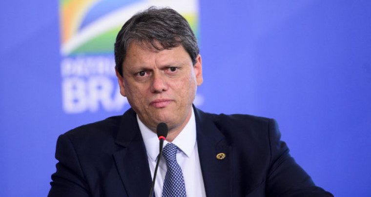 Ministro da Infraestrutura Tarcísio Freitas