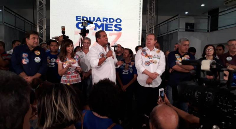 Eduardo Gomes ao lado de Carlesse