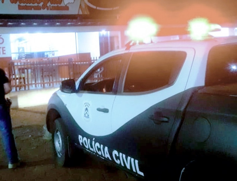 Polícia Civil durante fiscalização em Paraíso do Tocantins