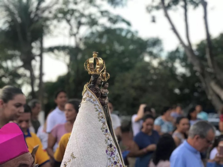 Imagem peregrina de Nossa Senhora de Nazaré estará em Palmas, dias 28 e 29 de outubro.