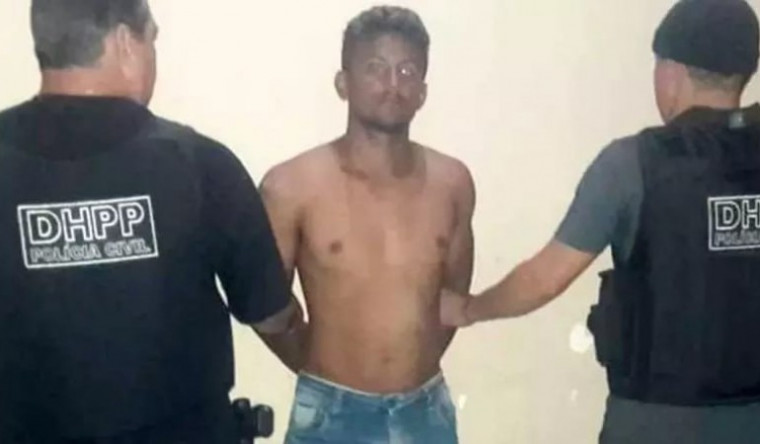 Cristiano quando foi preso em Tailândia (PA), em agosto de 2018.