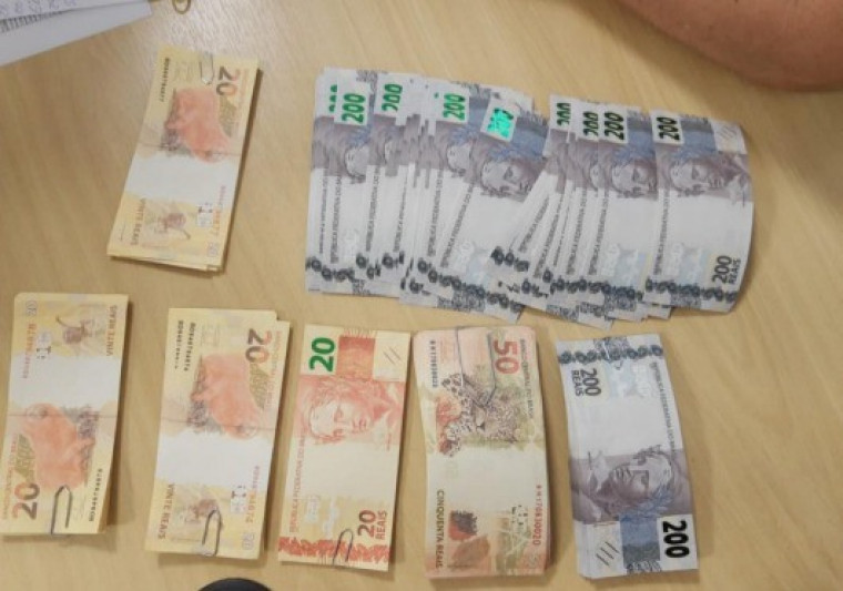 Dinheiro falso apreendido em Palmas