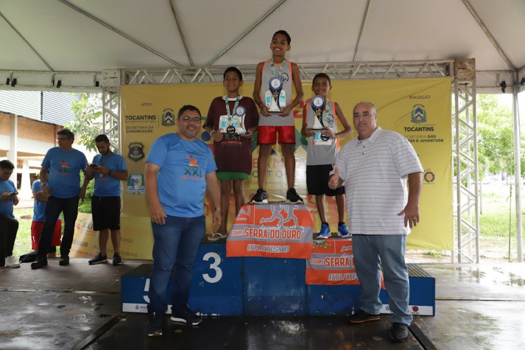Paulo Leão, de Monte do Carmo, se tornou o campeão da categoria infantil na faixa etária 12-13 anos.