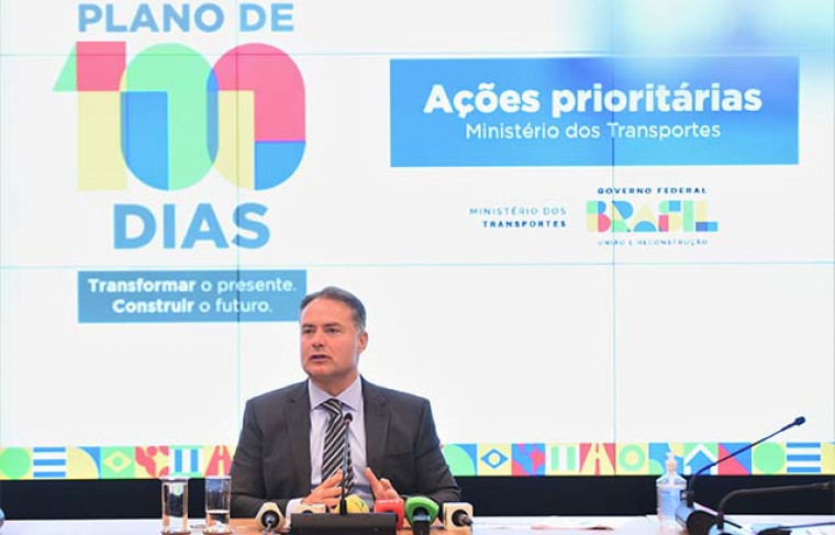 Ministro Renan Filho apresentou o Plano de 100 Dias para rodovias e ferrovias