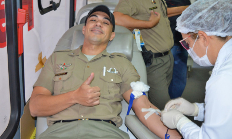 2ª edição da campanha PM Sangue Bom acontece nesta quarta, 02, no 1º Batalhão da PM em Palmas.
