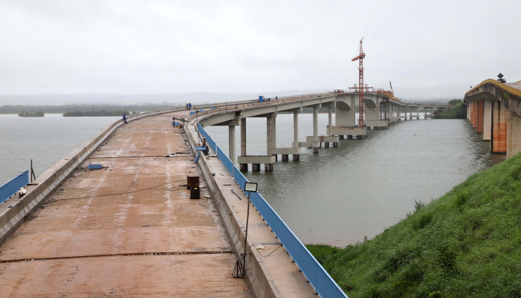 Com 85% concluída, Ponte de Porto Nacional é a maior obra de infraestrutura em andamento do Estado