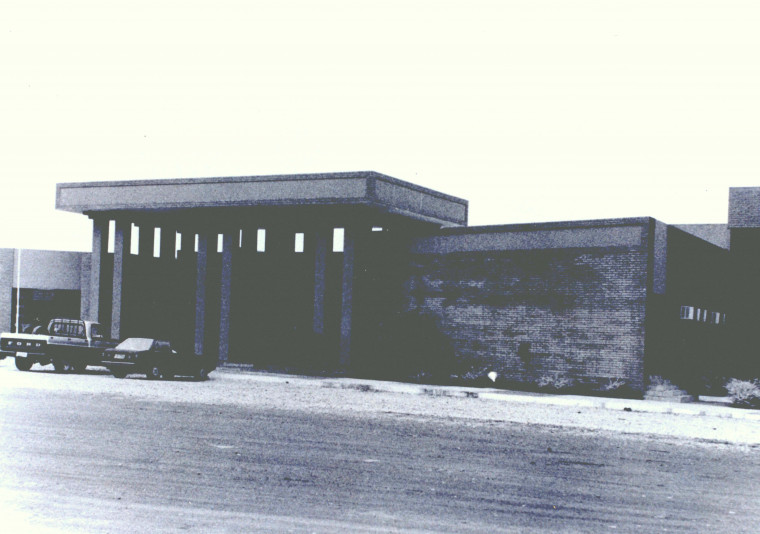 Construção da sede em 1991.