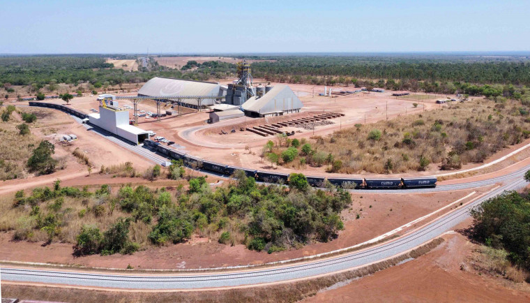 Terminal Rodoferroviário de Alvorada possui pátio multimodal, preparado para transbordo de grãos