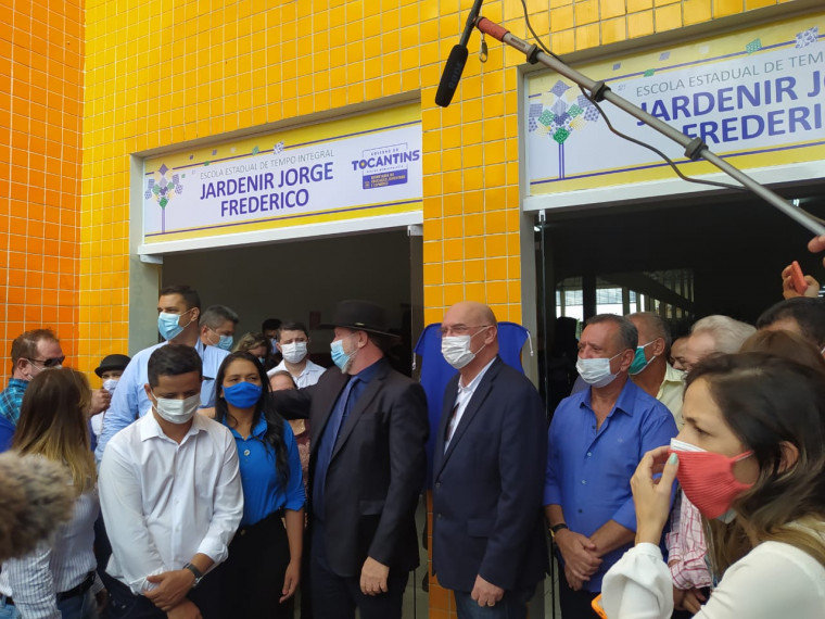 Ministro na inauguração de escola de tempo integral em Araguaína