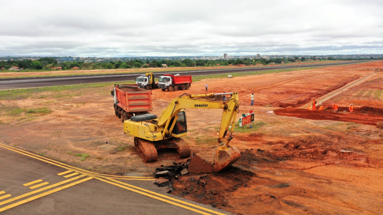 Obras do aeroporto para receber voos de jatos estão avançadas e devem ser concluída em junho
