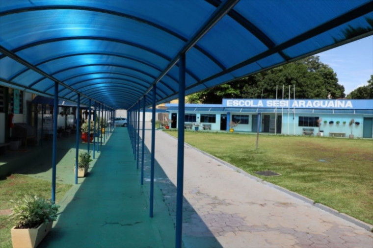 Escola Sesi de Araguaína onde há oportunidade de vaga de emprego.