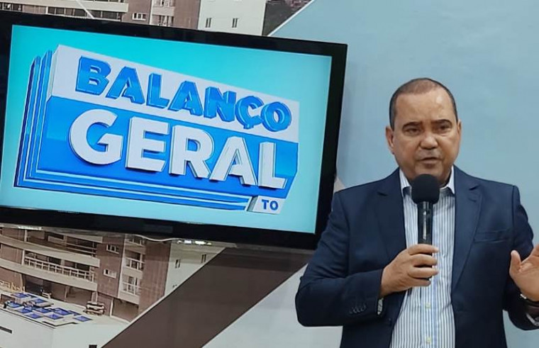Ex- senador Vicentinho Alves no Programa Balanço Geral, na RecordTV
