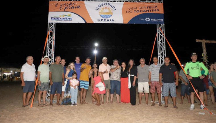 Praia da Raposa, localizada em Tupiratins, recebeu R$ 450 mil de investimentos do Governo