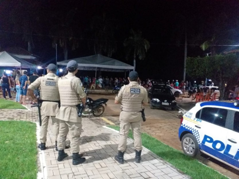 Policiamento de Carnaval em Itaguatins.