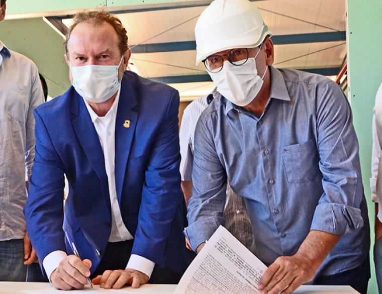 Governador Carlesse assinou o convênio para liberação dos recursos