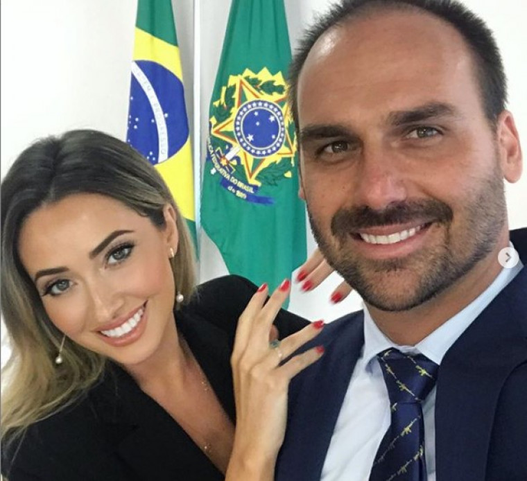 Heloísa é casa com Eduardo Bolsonaro