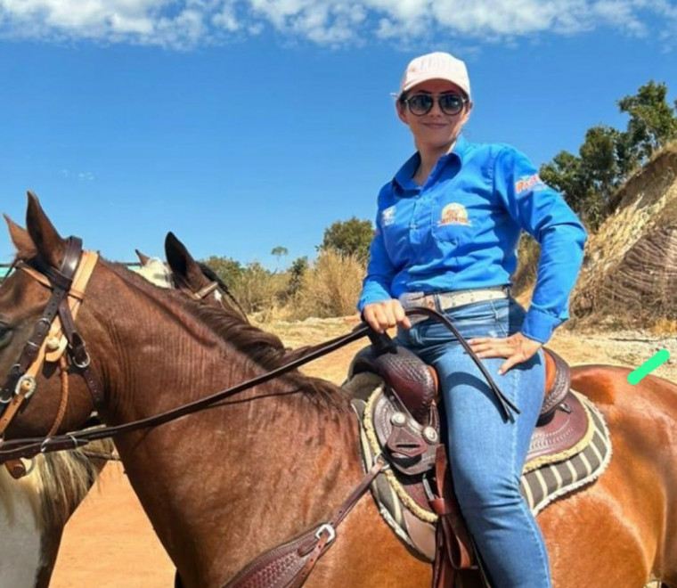 Elanny Pimenta, de 44 anos, participava da cavalgada de Guaraí.