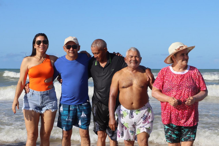 Foram cinco dias visitando algumas praias de Fortaleza-CE