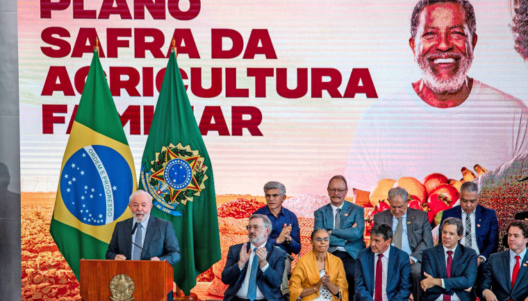 Lançamento do Plano Safra 2023 em Brasília.