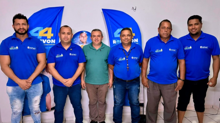 Reunião com representantes da Associação de Servidores Públicos Municipais