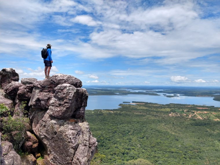 Visão do Rio Tocantins do alto do Morro do Segredo