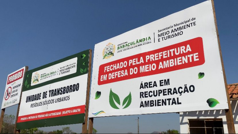 Área do lixão receberá projeto de recuperação ambiental