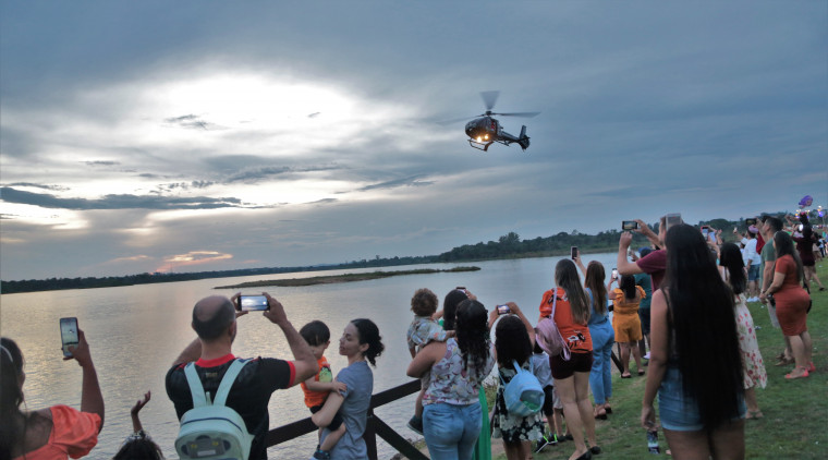 Papai Noel chegará de helicóptero no Setor Costa Esmeralda e na Via Lago