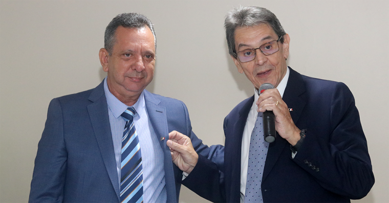 Roberto Jeferson e Antônio Andrade na época de sua filiação ao PTB