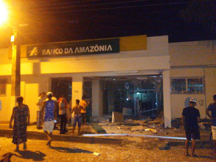 Banco da Amazônia foi atacado por assaltantes