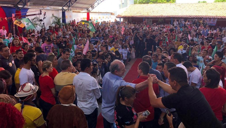 Ciro Gomes fez campanha no Maranhão no fim de semana