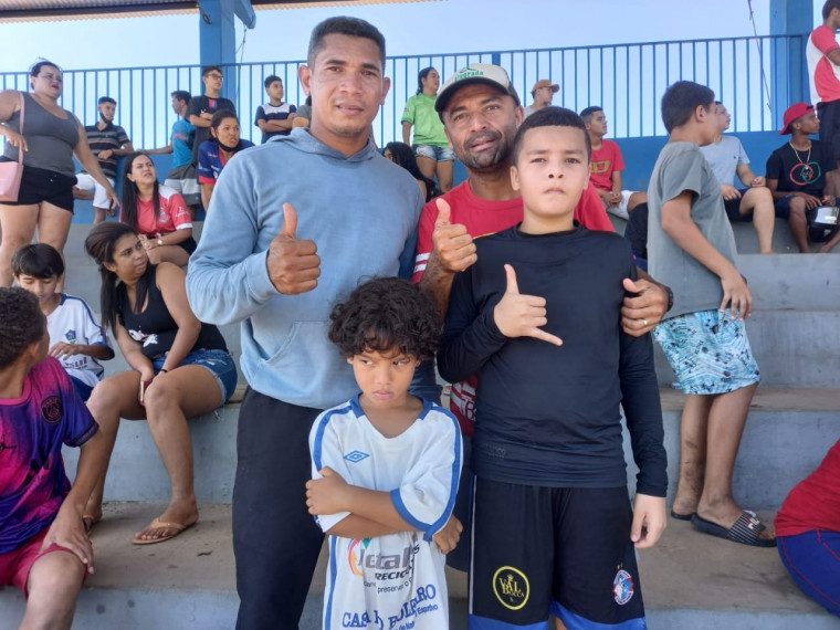 Atleta contou com o apoio dos pais