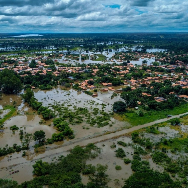 Situação crítica em São Miguel do Tocantins, cidade mais afetada pela cheia do Rio Tocantins.