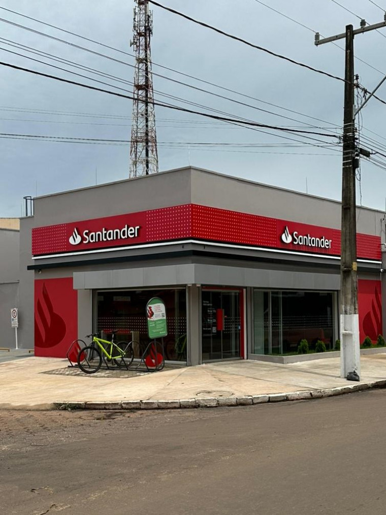 Agência do Santander em Colinas.