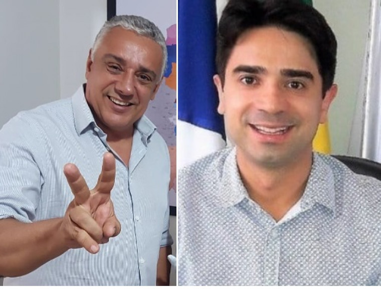 Prefeito Júnior Bandeira e ex-prefeito Dr. Tércio